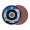 Pferd 5" x 7/8" A.H. POLIFAN Flap Disc - A SG STEELOX, Aluminum oxide, 80 Grit, Flat 62162 - alternate 1